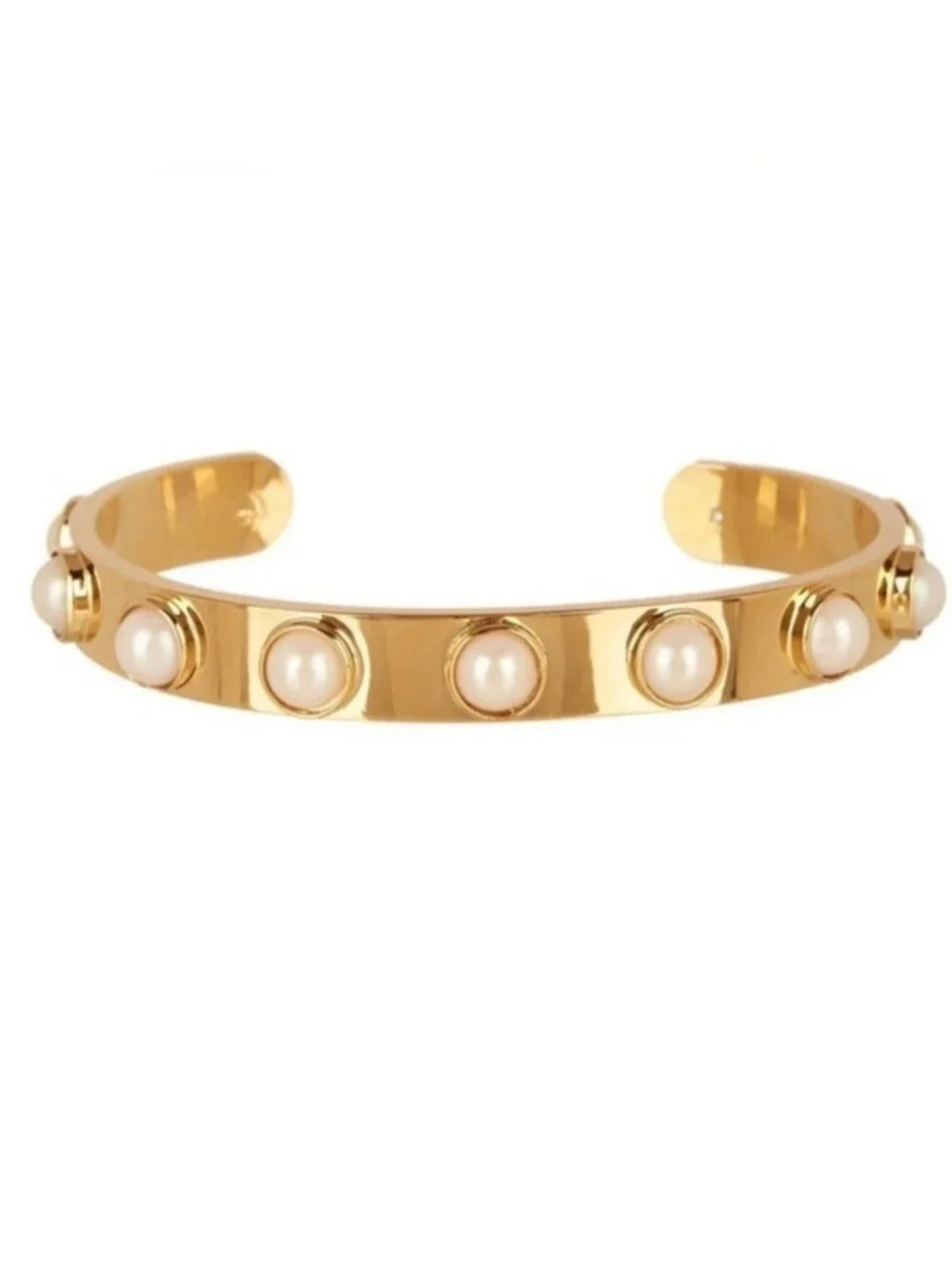 NWT Kate Spade tagalong cuff bracelet pearl - Picture 1 of 9
